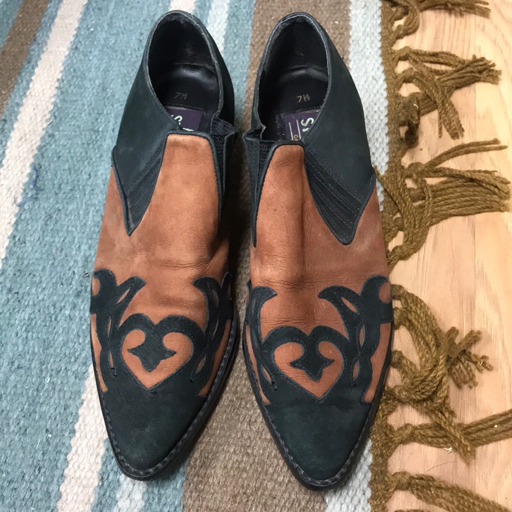Neil Stephenson western ankle booties